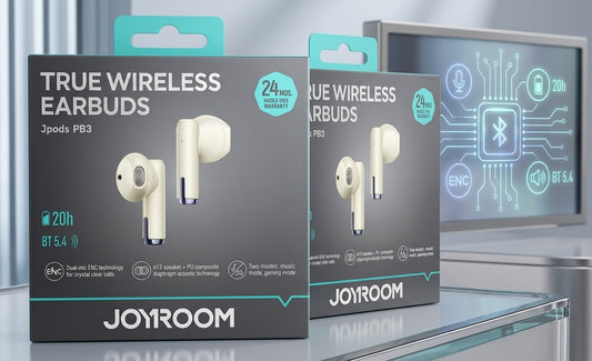 JOYROOM Jpods PB3 True Wireless Earbuds | Bluetooth 5.4 & ENC